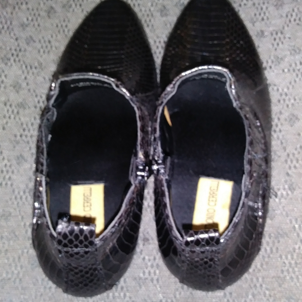 Antonio Cerrelli Faux Snake boots Size 6 1/2 USED